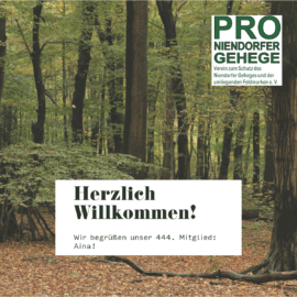Unser 444. Mitglied